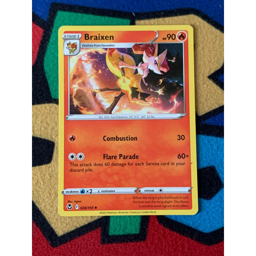 Braixen Pokemon English 26/195