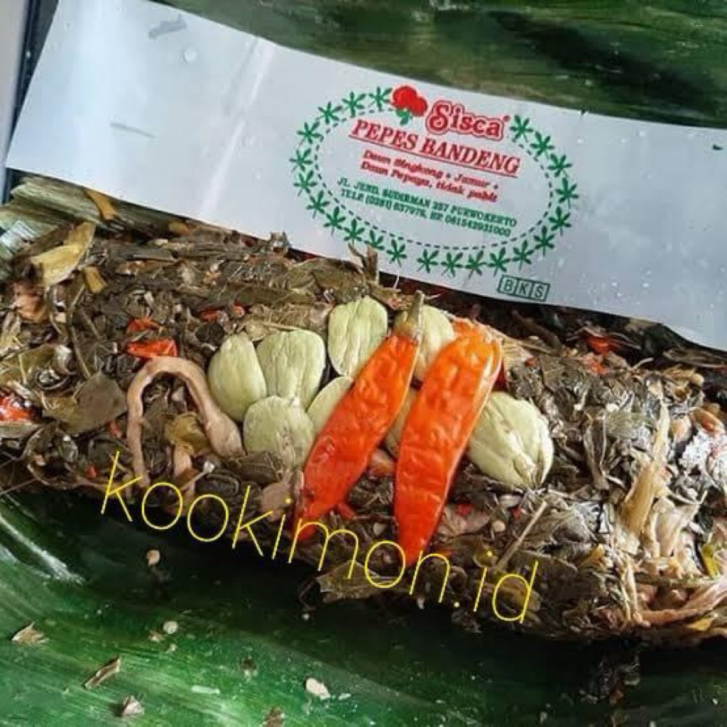 Pepes Bandeng Sisca Beku khas Purwokerto Duri Lunak