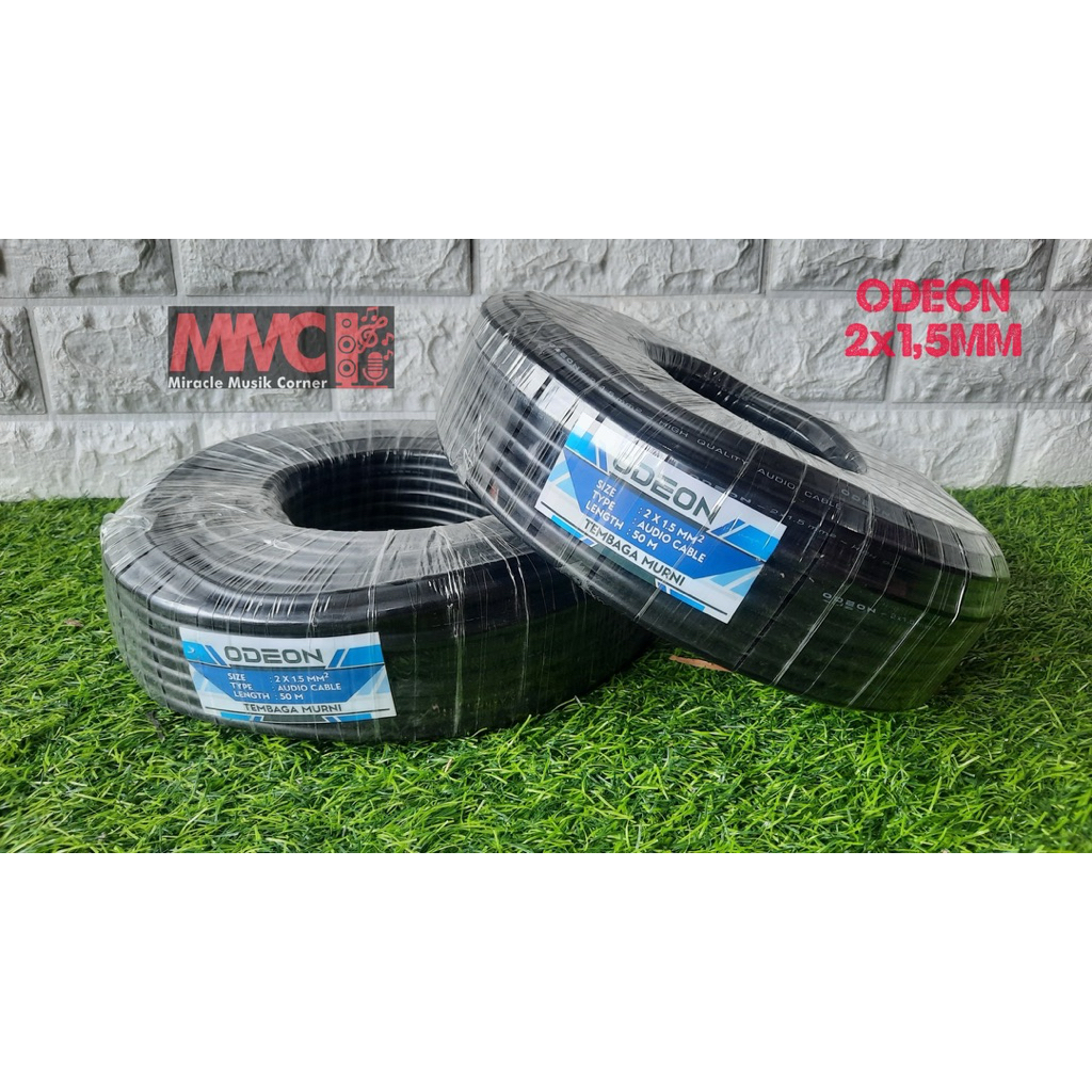 KABEL SPEAKER ODEON 2x1,5MM SERABUT TEMBAGA MURNI