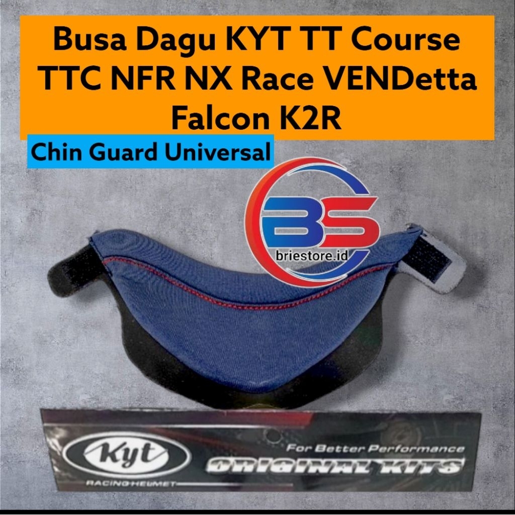 Busa Dagu dalam ORI KYT TT Course TTC NFR NX Race VENDetta Falcon K2R Chin Guard Universal