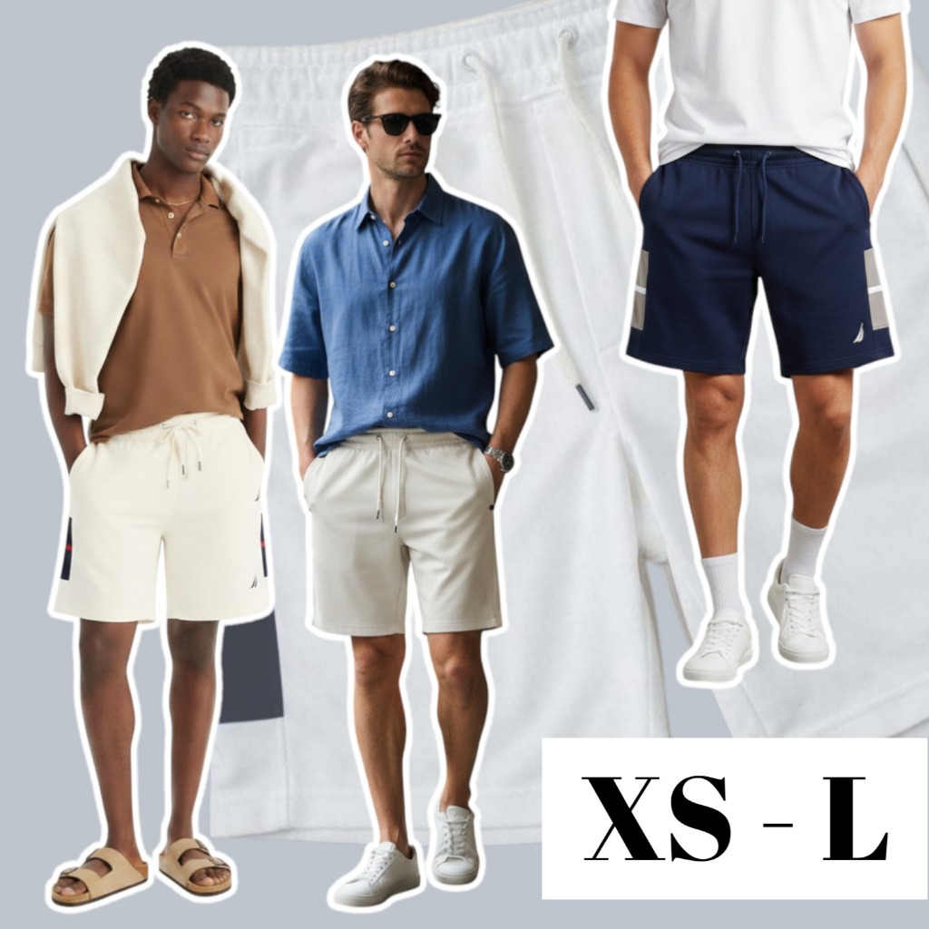 Celana Pendek Nautica Branded Original Fashion Pria Dewasa 3747