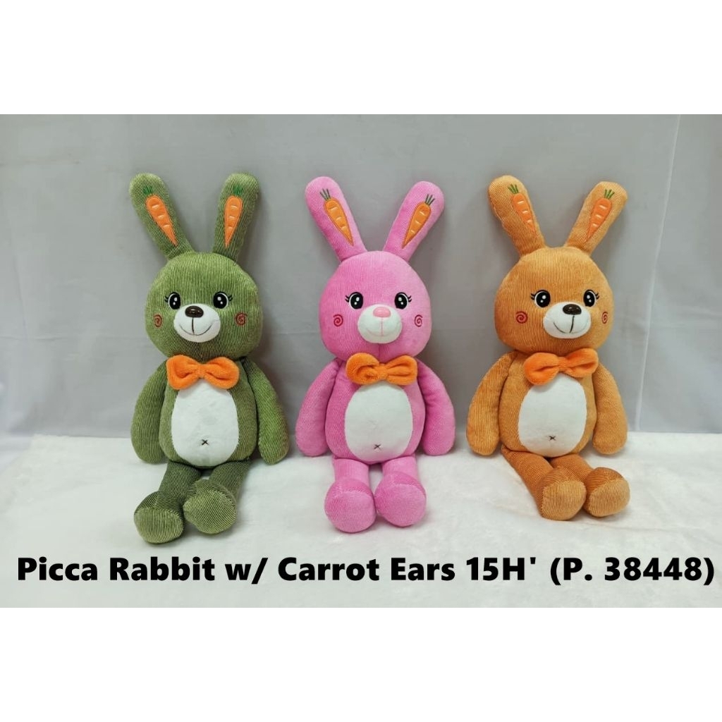 Boneka Animal Picca Rabbit Carrot Ears By Seulgi , Boneka Kelinci Lucu By Seulgi