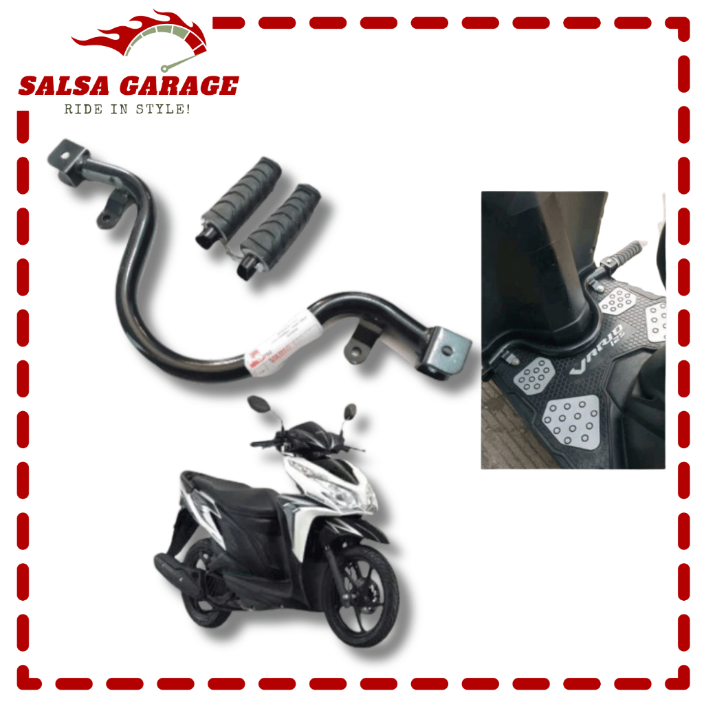(VARIO 125/X RIDE 115) Pijakan Kaki Depan Step Bastep Bostep Postep Fostep Footstep Yamaha X Ride 11