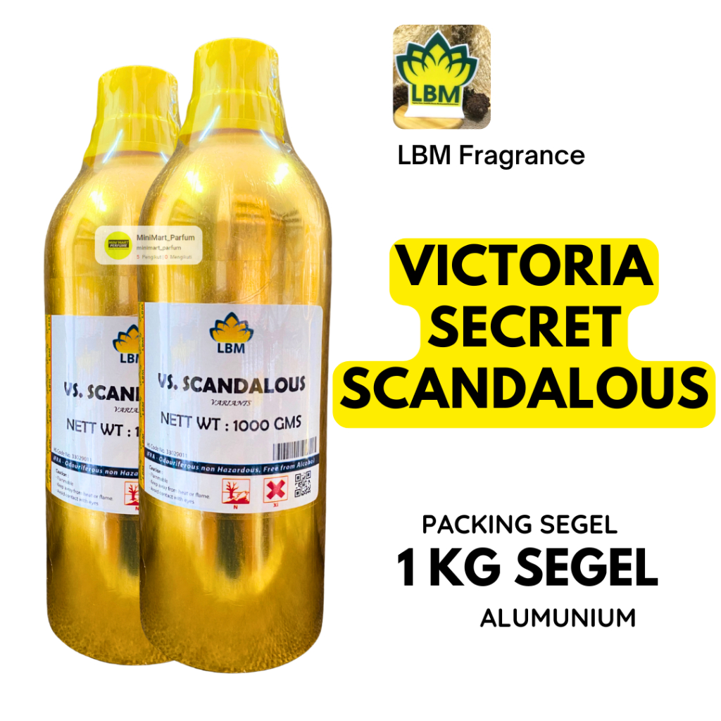 VS SCANDALOUS Bibit Parfum 1 KG SEGEL Alumunium LBM Fragrance