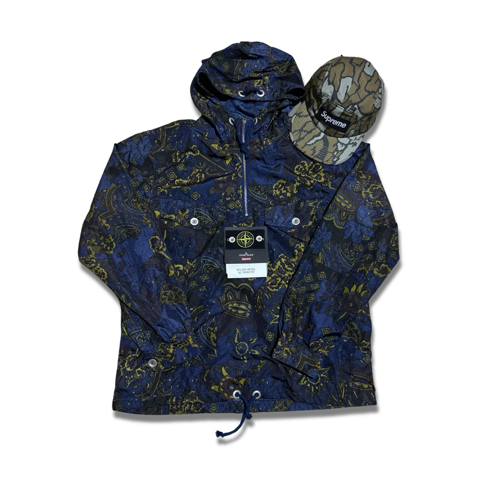 Stone island x supreme 5C printed navy BNWT