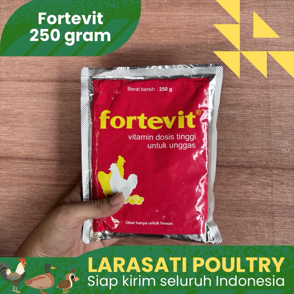 Fortevit 250 gram | Vitamin ayam terbaik | vitamin dosis tinggi