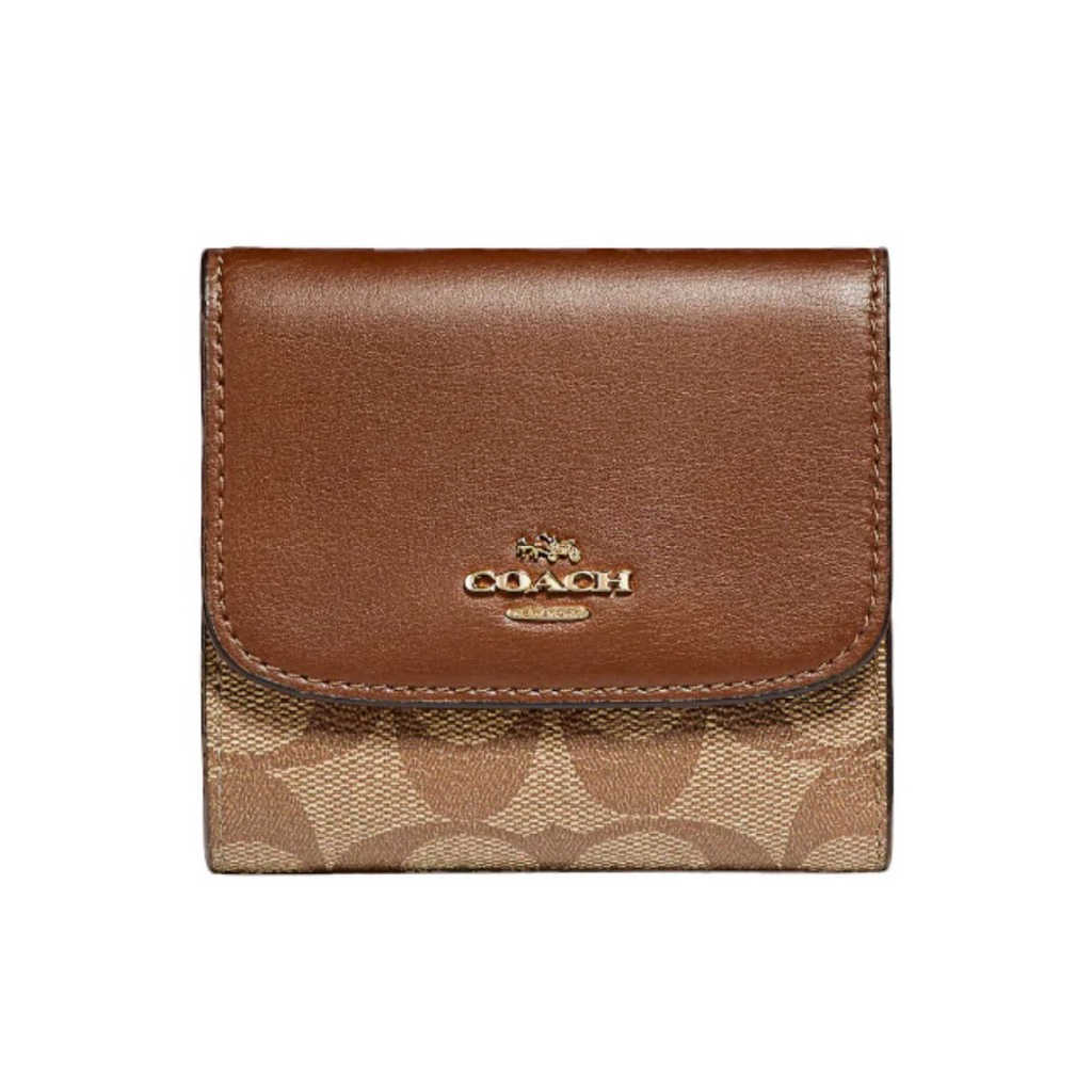 coach trifold signature wallet authentic