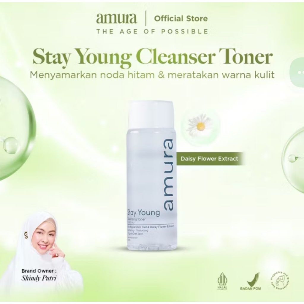 AMURA Stay Young Cleansing Toner 100ml || Amura Toner