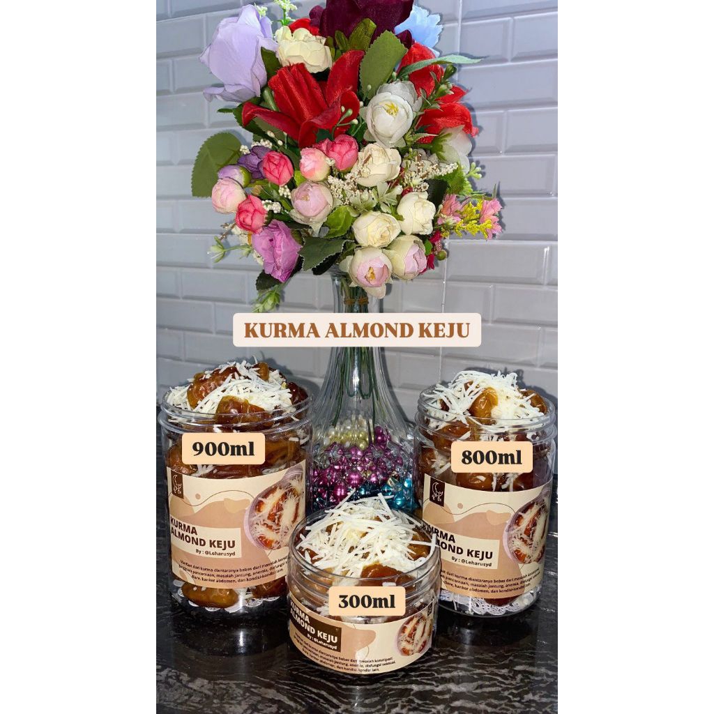 KURMA ALMOND KEJU UKURAN 800 ML
