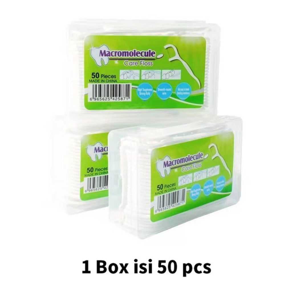 Tusuk Gigi Dental Floss / Benang Tusuk gigi isi 50