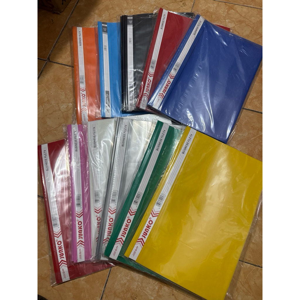Bisnis File Map Plastik Snel Hekter LUSIN
