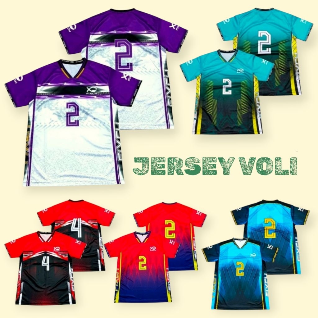 JERSEY LUSINAN TEAM VOLI JERSEY 1 LUSIN UNTUK VOLI SEPAKBOLA DLL JERSEY TIM LUSINAN VOLI