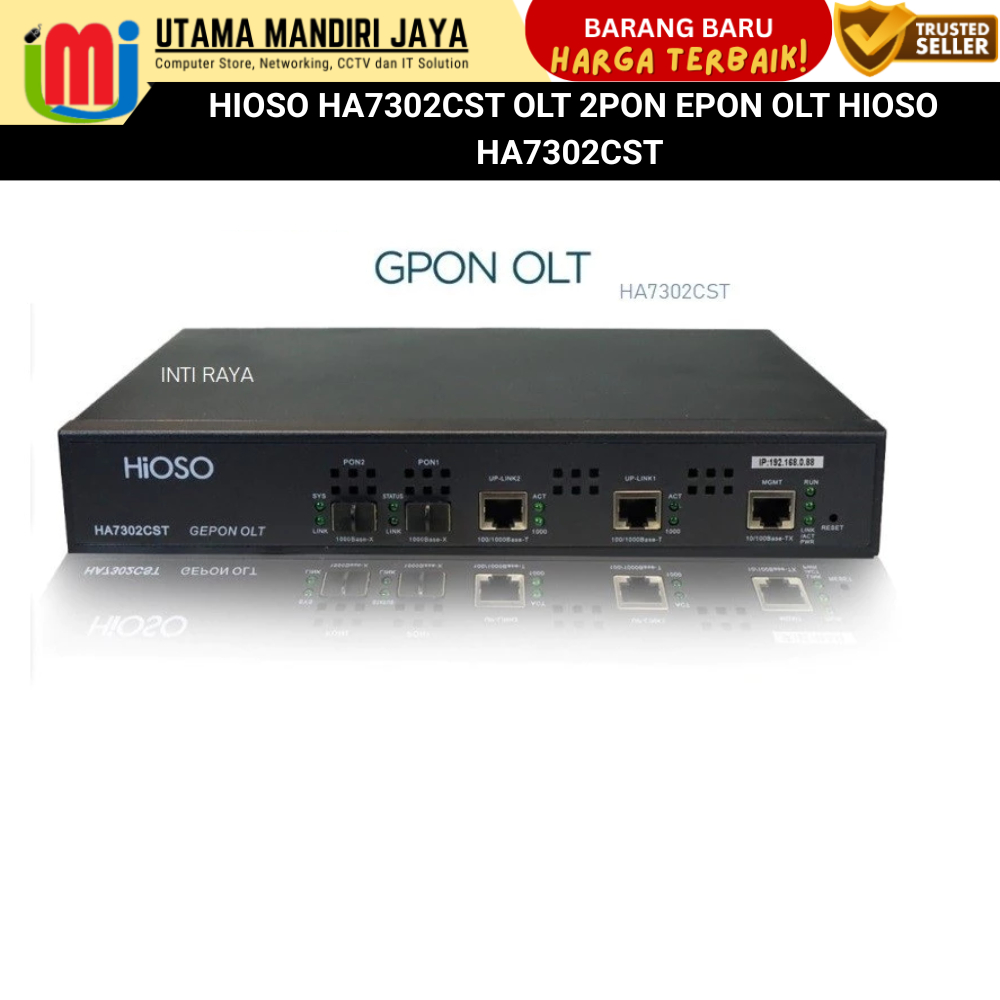 OLT HIOSO HA7302CST OLT 2PON EPON OLT HIOSO HA7302CST