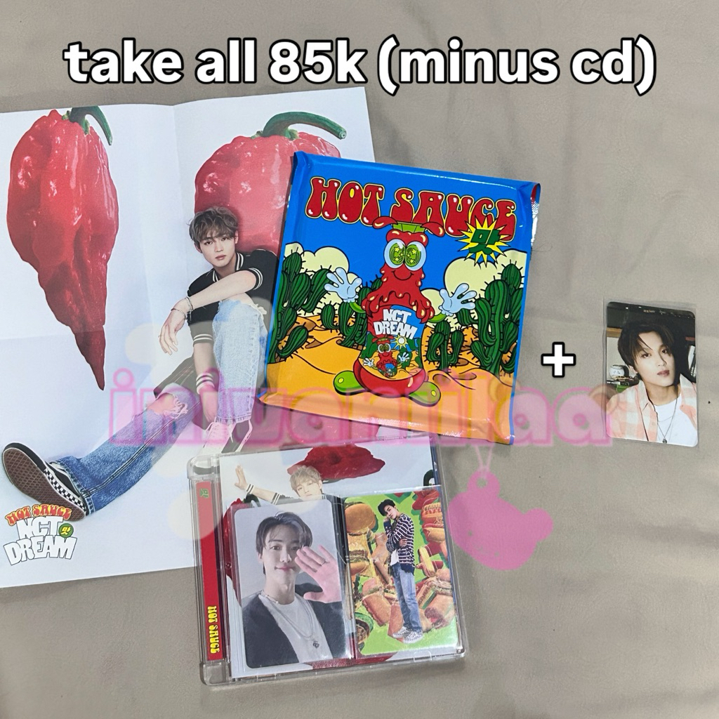 (BACA DESKRIPSI) WTS/WTB UNSEALED Album/Jewel Case NCT Dream Hot Sauce Chenle cover pc Jaemin AR hot