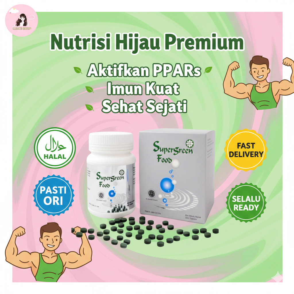 Supergreen Food (SGF) 600 tablet KK Indonesia