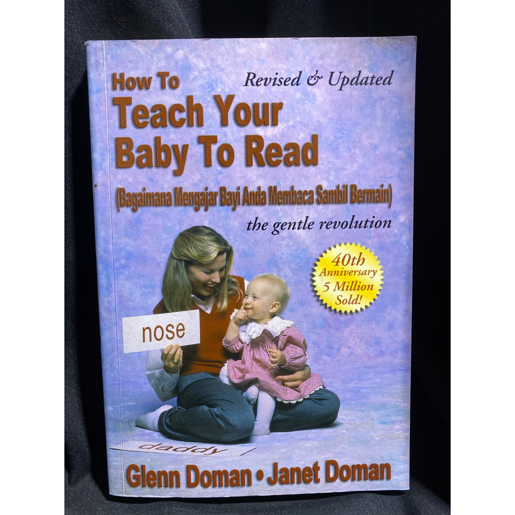 Buku Original HOW TO TEACH YOUR BABY TO READ (BAGAIMANA MENGAJAR BAYI ANDA MEMBACA SAMBIL BERMAIN) -