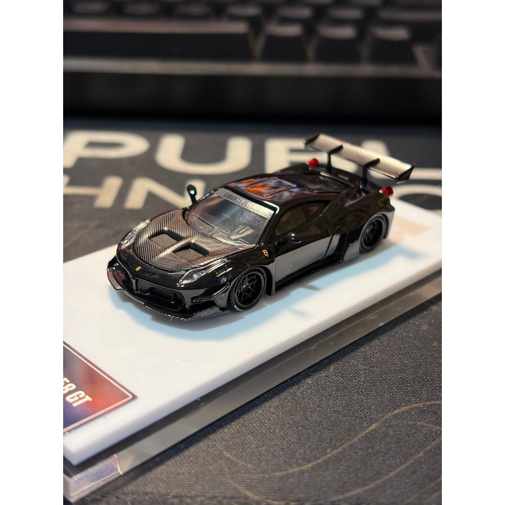 Star model 1/64 ferrari 458 Black