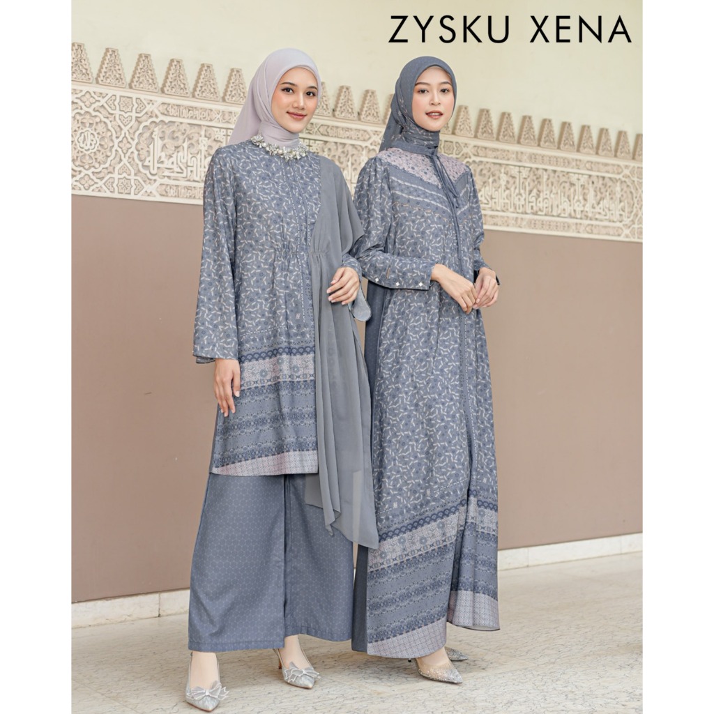 Zysku Xena | Sarimbit Wanita Dewasa 2026 | Samira Family Set - Dune | Raya Lebaran