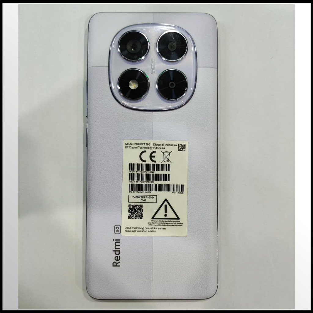 Xiaomi Redmi Note 14 Pro 5G 8/256 Original Bekas