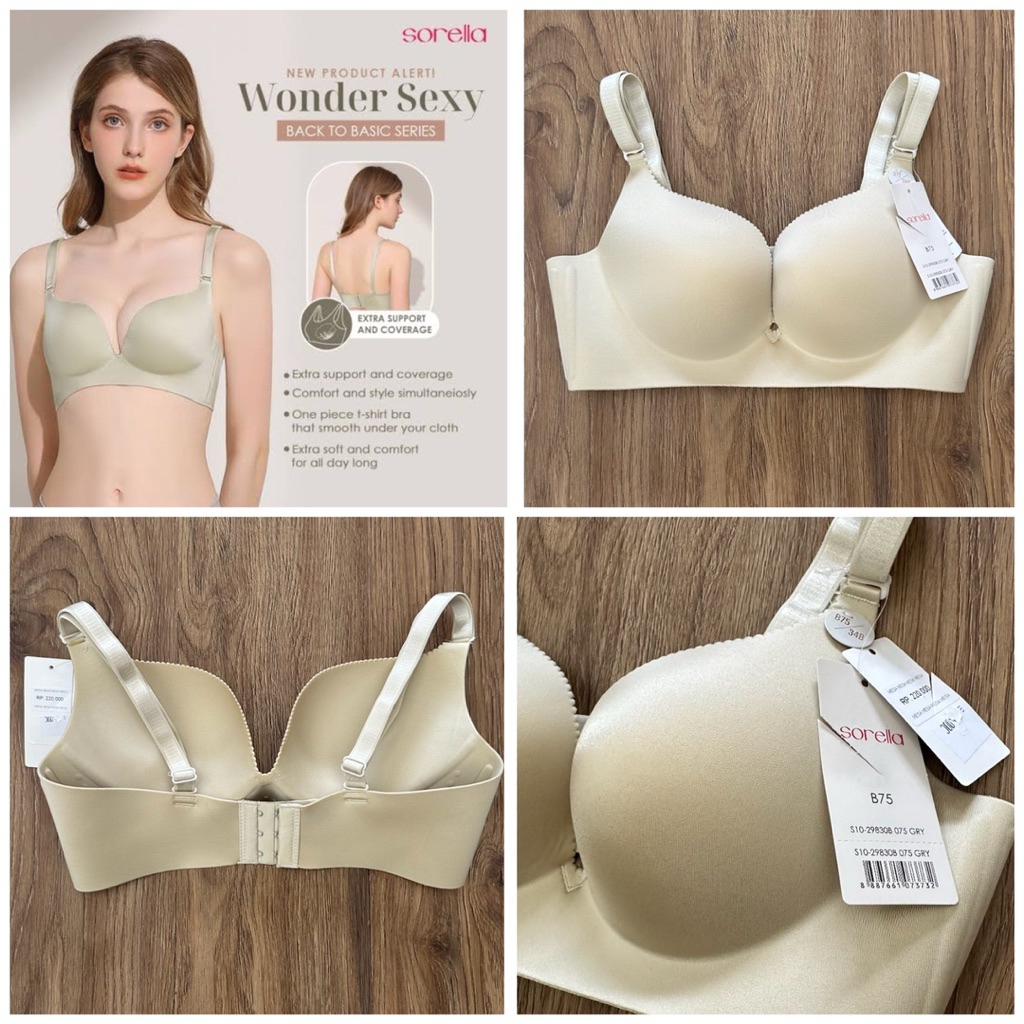 Sorella bra wireless S10-29830B tanpa kawat bra branded sale