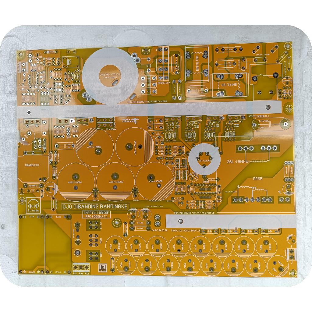 PCB SMPS FULLBRIDGE PFC 7000WATT 7KW