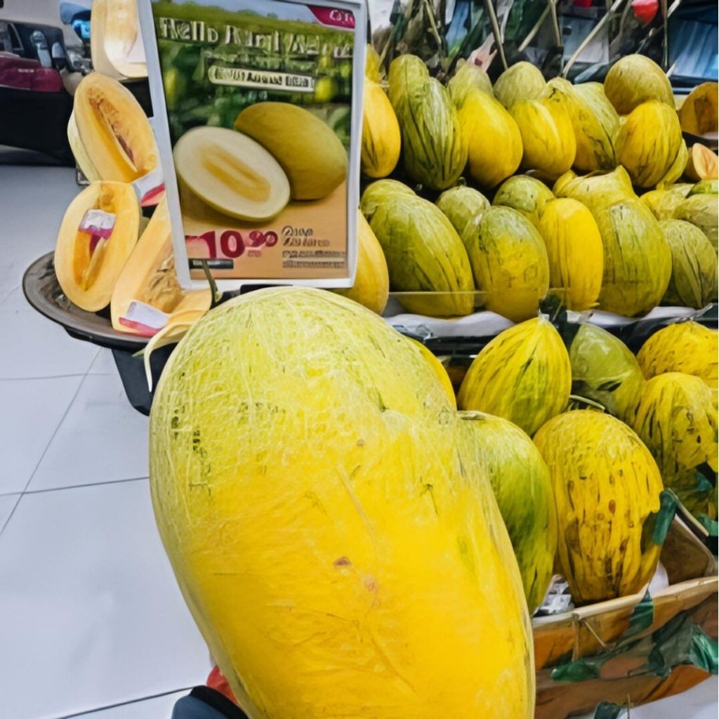 NS.ID Melon Sweet Hami & Dalmation Hidroponik SUPER Jual Satuan Impor