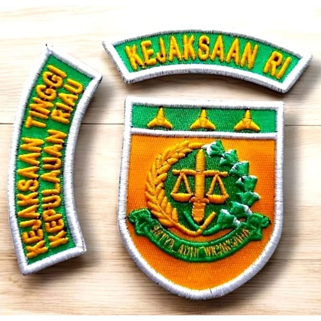 Bordir Timbul Logo | Bet Kejaksaan RI | Lokasi Kejaksaan