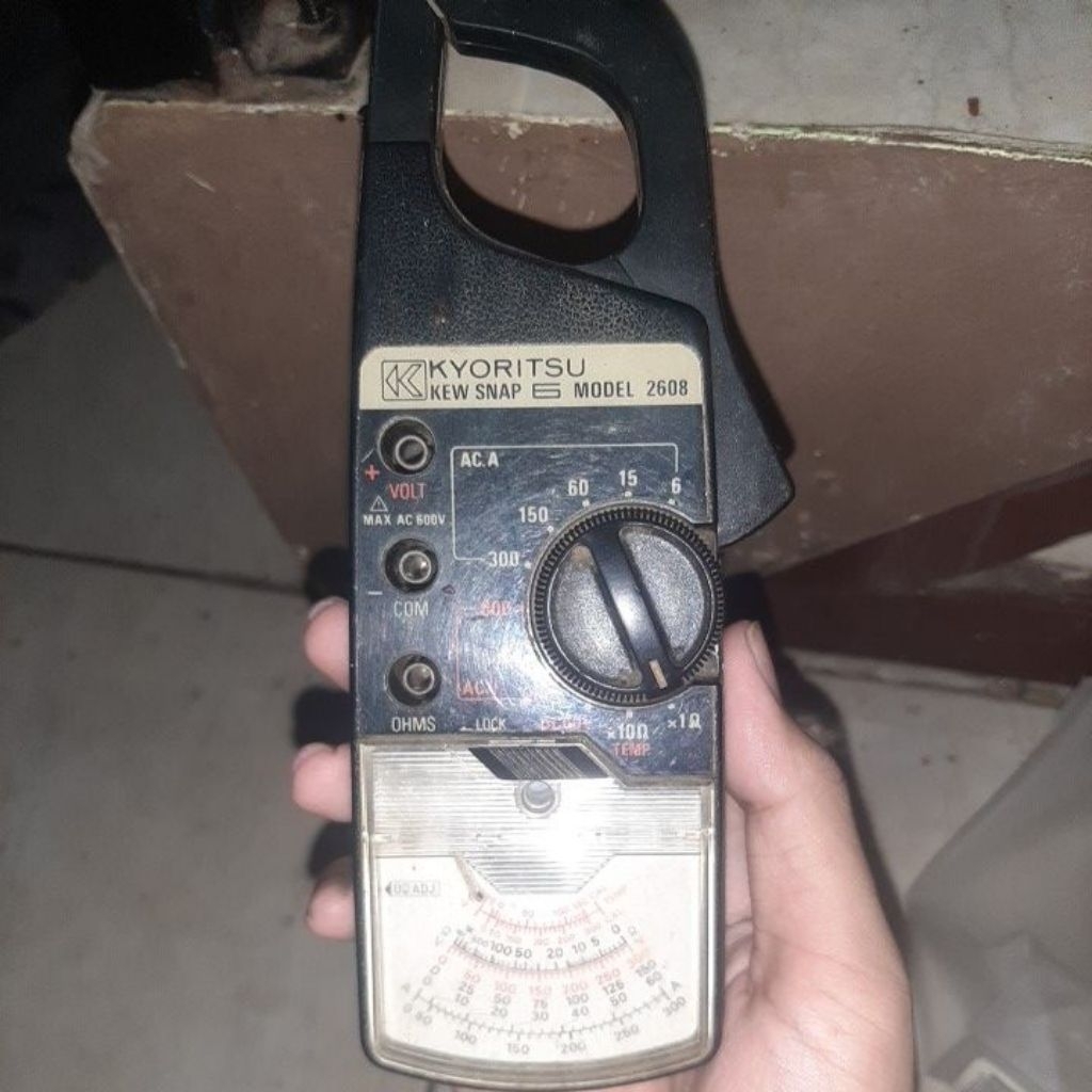 Kyoritsu 2608 tang ampere analog second