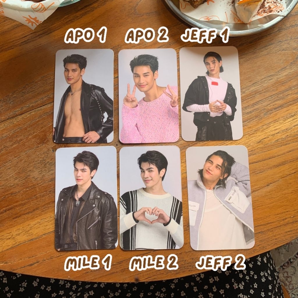 PHOTOCARD KINNPORSCHE OFFICIAL MERCH ORIGINAL THAILAND BL SERIES