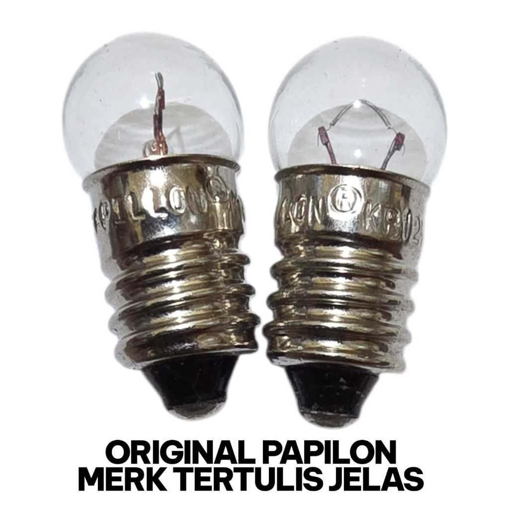 BOHLAM LAMPU ORIGINAL E10 PAVILON 12V BOHLAM SENTER JADUL BOHLAM LAMPU EMERGENCY JADUL 12 V  CAHAYA 