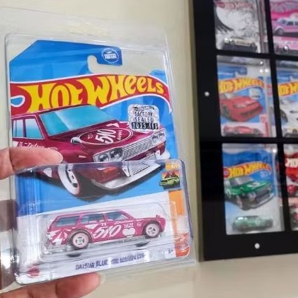 hotwheels datsun 510 wagon THS pink FS bukan r34