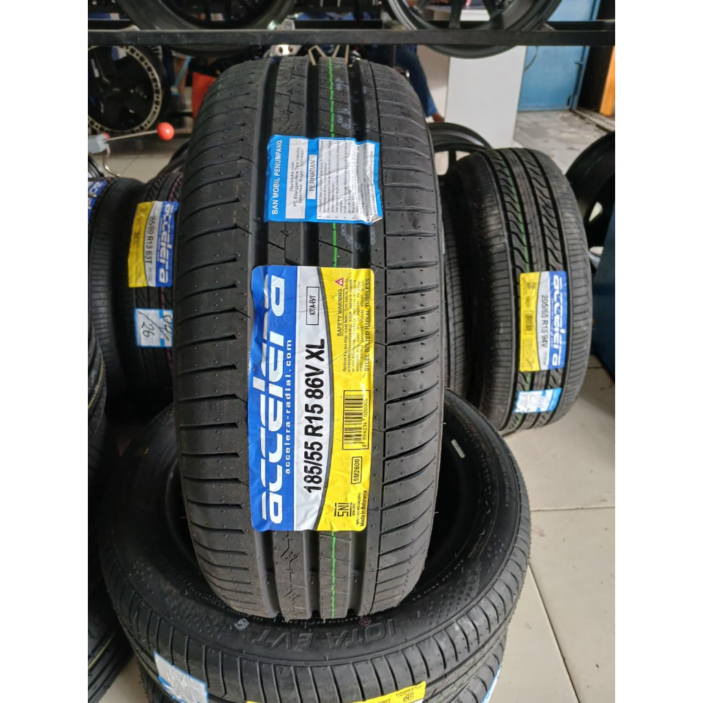 ban tubles murah padang ukuran 185 55 r15 accelera iota evt 185/55 r15 bisa credit