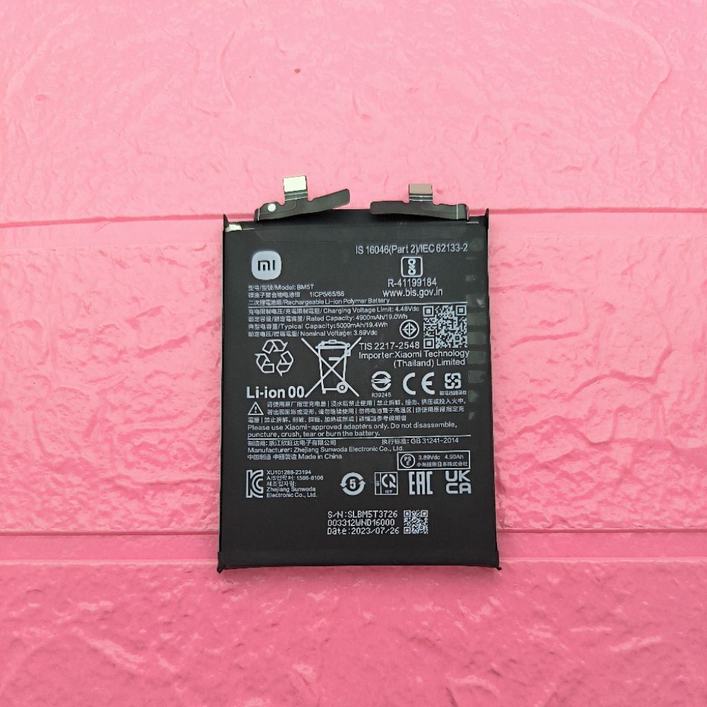 BATERAI BATTERAI BATTERAY BATERAY BATRE XIAOMI MI13T / XIAOMI MI 13T / POCO X6 PRO 5G / POCO M6 PRO 
