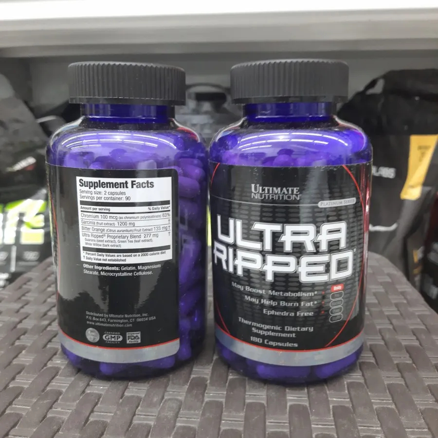 Ultimate Nutrition ultra ripped Fat Burner Pembakar Lemak FAF Trial 1 Caps