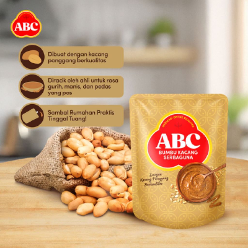 ABC Saus Bumbu Kacang Serbaguna Pouch