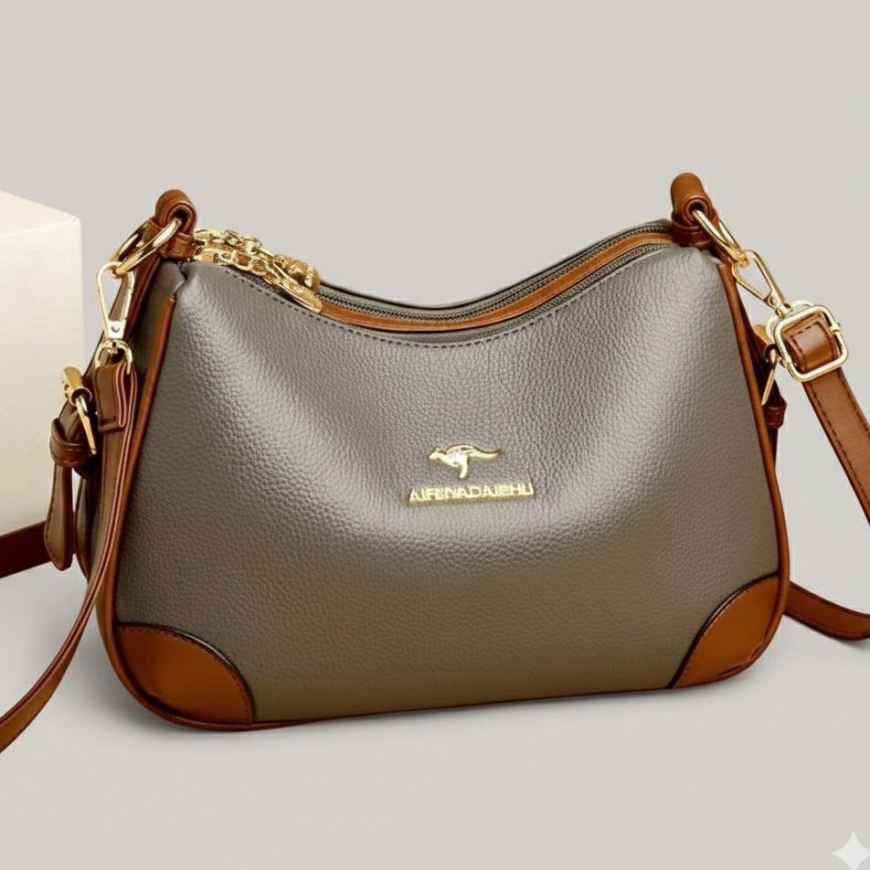 Tas Wanita Elegan Handbag dan Selempang Kulit PU Premium Simple Murah untuk Kerja & Harian