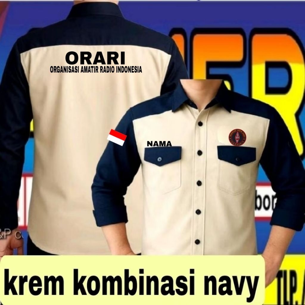 ready stok full bordir kemeja Orari baju ORARI seragam Orari pdh ORARI pdl Orari baju seragam Orari 