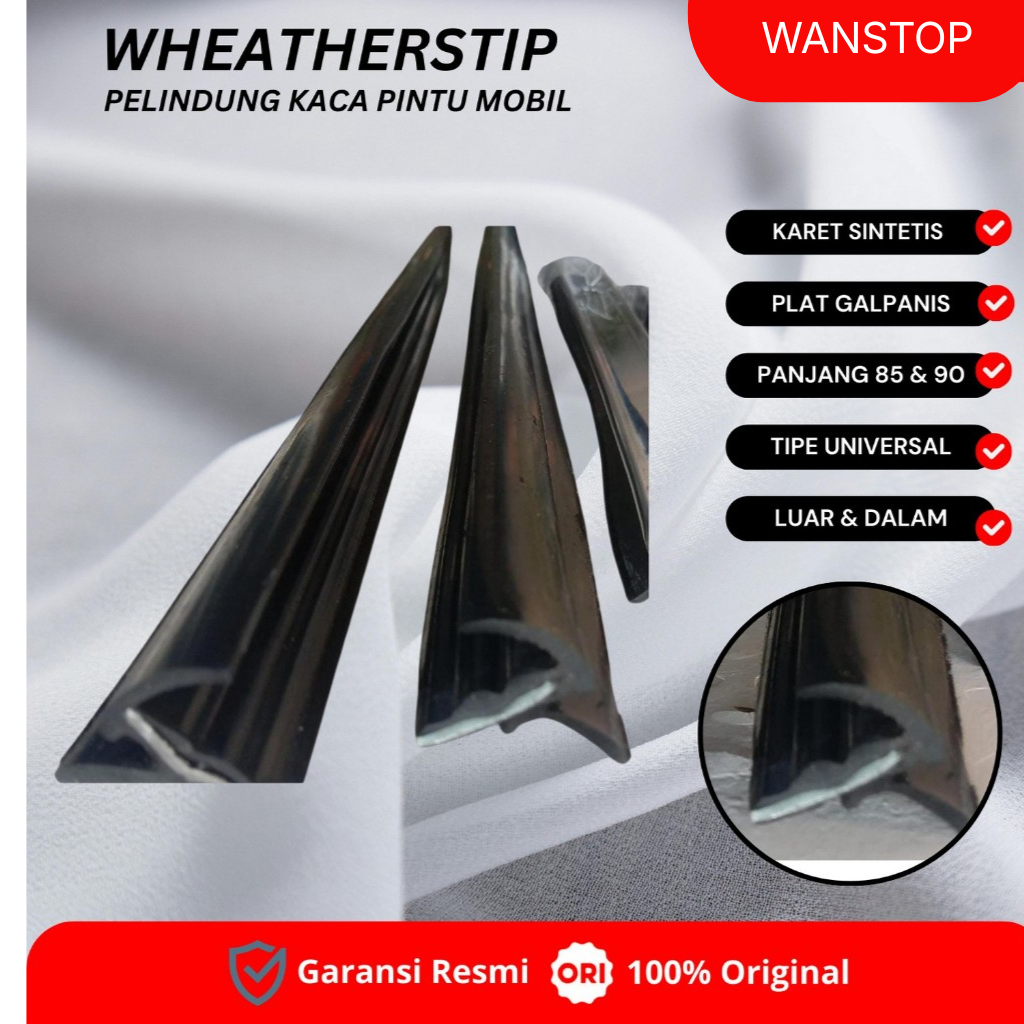 Pelipit Kaca Pintu Mobil kijang,starlet,charade Panjang 85cm, 90cm, 105cm harga satuan