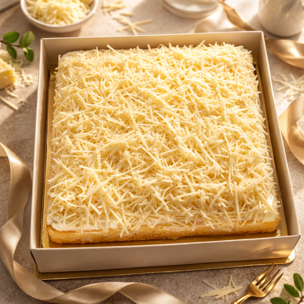 BOLU JADUL Cake Potong Keju Meses Premium Butter Wisman Lembut dan Moist dengan Buttercream Homemade ukuran 20 cm by RaMaChef