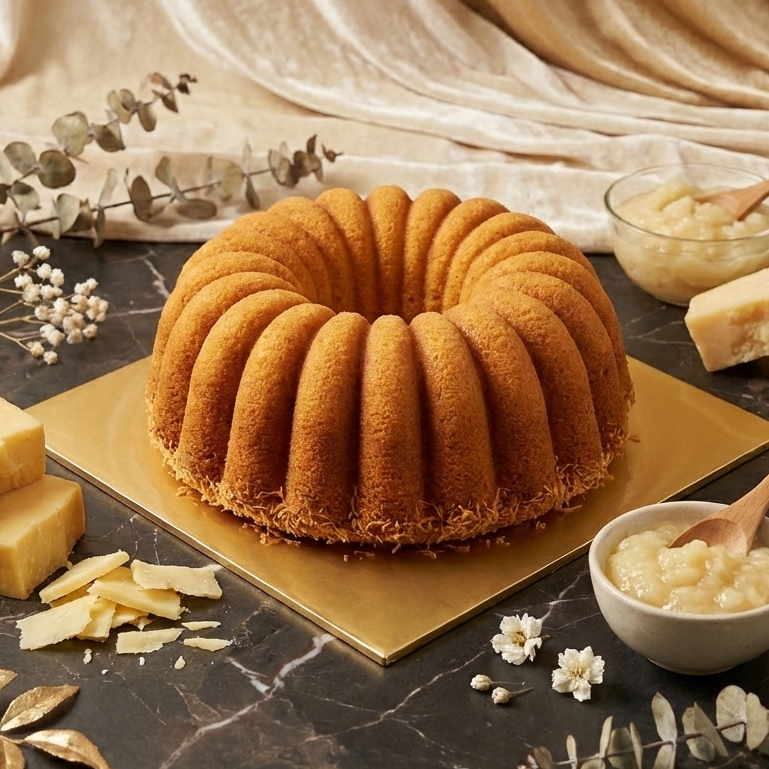 CAKE TAPE KEJU Panggang Premium | Bolu Jadul Spesial Butter Wisman Lembut Moist dan Topping Keju ukuran 24 cm by RaMaChef