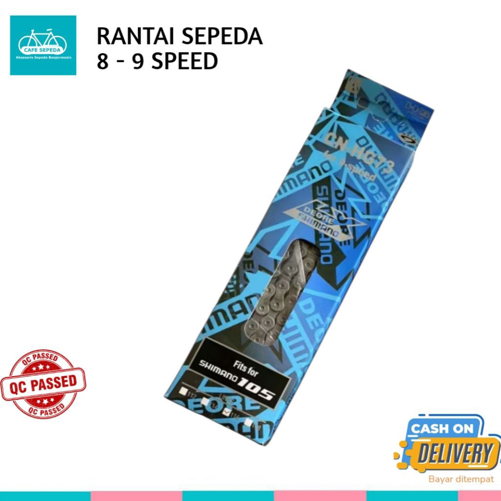 RANTAI SEPEDA 8 - 9 SPEED MTB, SELI, ROADBIKE MERK CN - HG73
