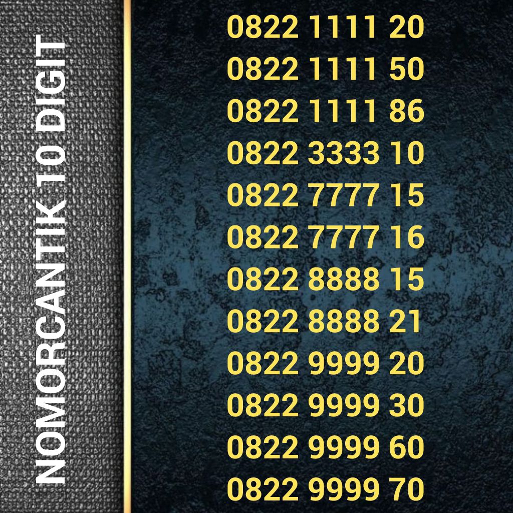 Kartu Perdana SIMPATI 10 Digit - Nomor Cantik - 0812 1111 69 0812 1111 57 0812 1111 50 0812 1111 38 