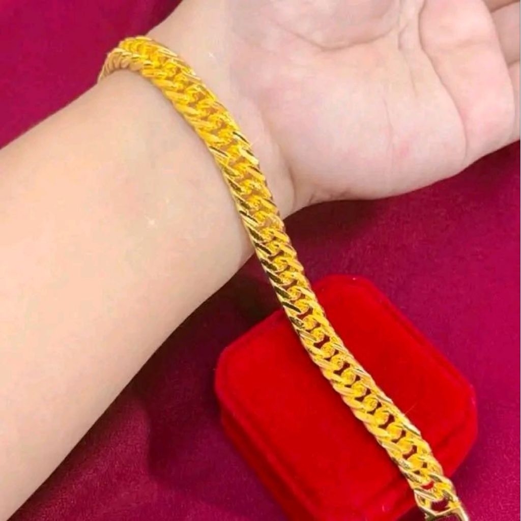 Gelang Lipan sisik Gold Perhiasan Anti Karat