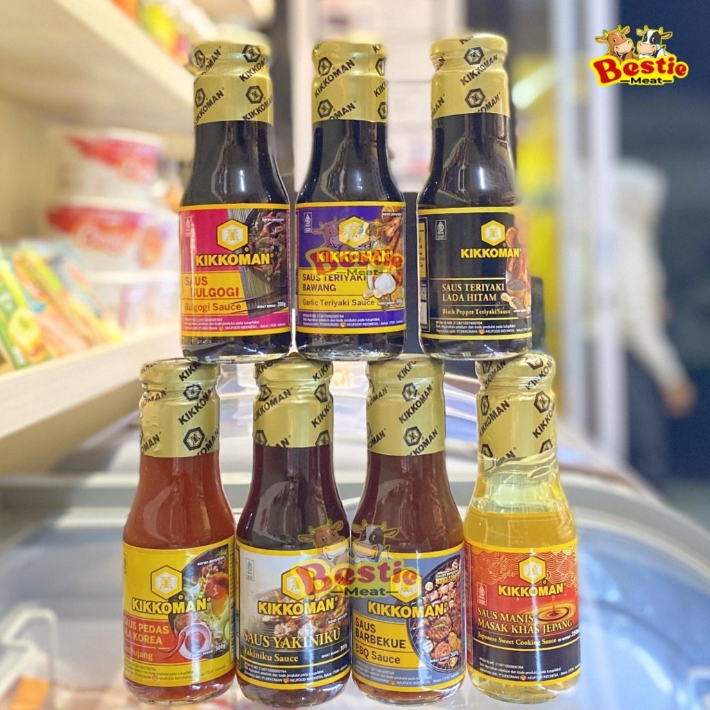 Kikkoman Saus Grill Bbq Yakiniku Teriyaki Gochujang Lada Hitam Mirin Soy Sauce