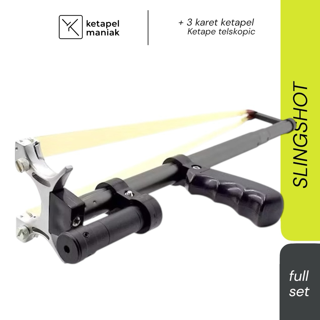 ketapel teleskop full set ketapel hunting slingshot