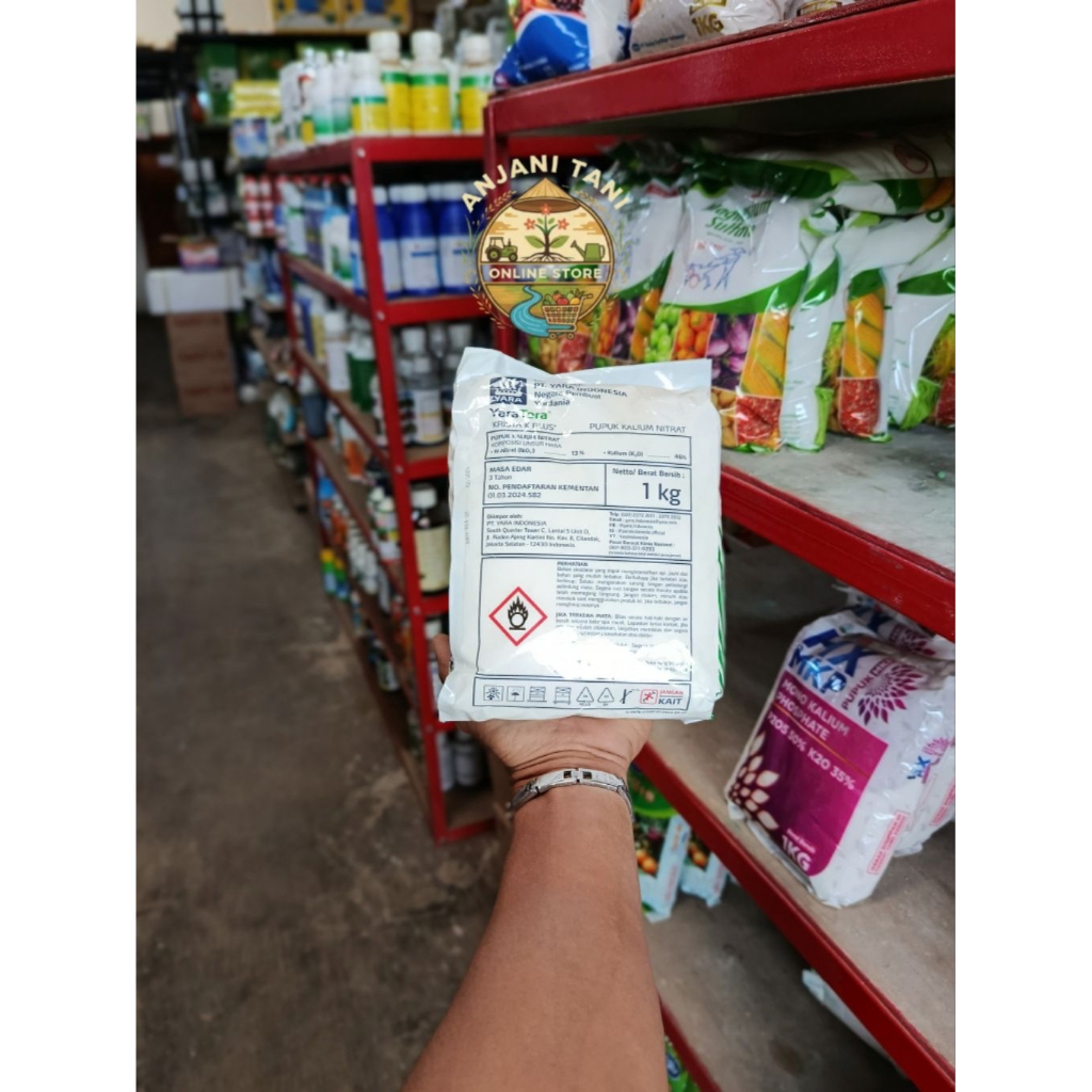 Pupuk YARA TERA KRISTA K PLUS - Pupuk Kalium Nitrat - 1 KG