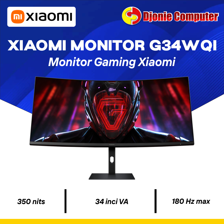 XIAOMI MONITOR ULTRAWIDE GAMING CURVED 34 INCH