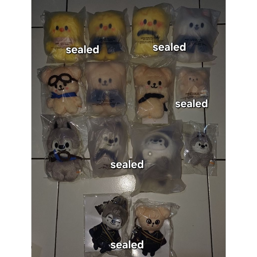 [BACA DESKRIPSI] Wts Plush Skzoo 10cm dan Micro Keyring Sealed Stray Kids, skzoo karma, puppet keyri