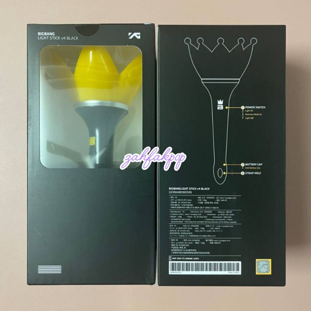 [READY & SIAP KIRIM] BIGBANG - Official Fanlight Light Stick Ver 4 (Crown Stick)