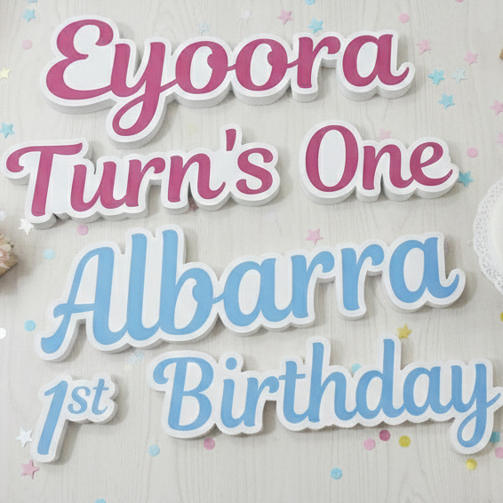 custom nama sterofoam styrofoam papan tulisan nama untuk ulang tahun backdrop ulang tahun ukuran bes